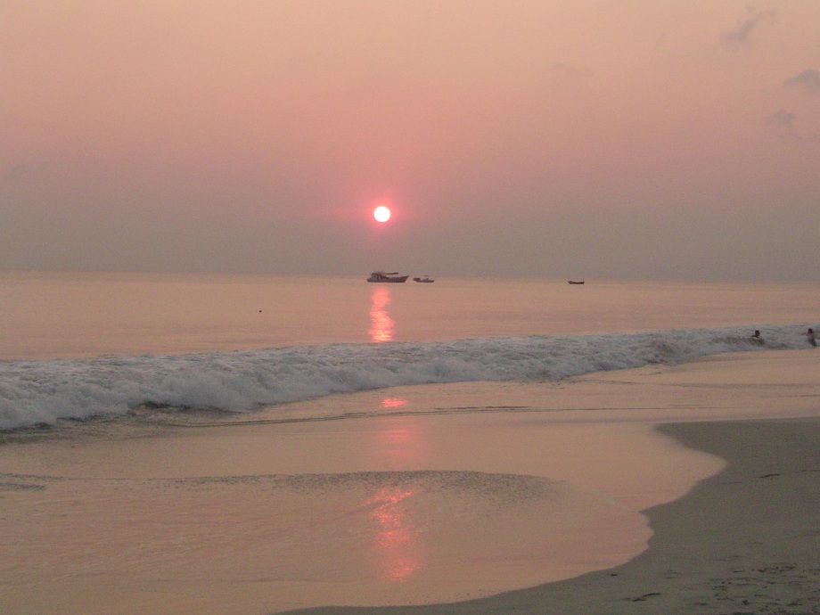 Sunset at Radhanagar beach